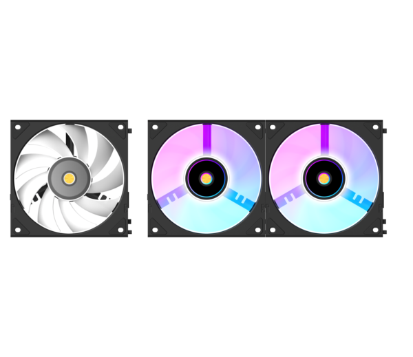Latest Block ARGB Fan kit with PWM function - Image 4