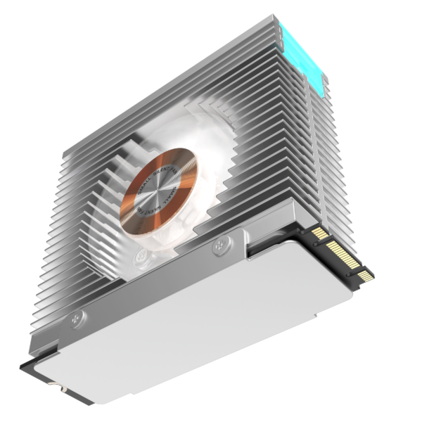 M.2 SSD cooler with fan supports argb light synchronization nvme solid state heatsinks - Image 9